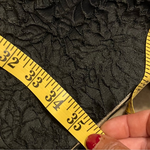 kate spade - $498 Black Sleeveless Lace Sheath Mini Dress w/ Bow Appliqués, 12 - Picture 14 of 15